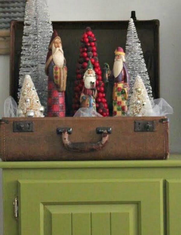 A Suitcase Of Santas
