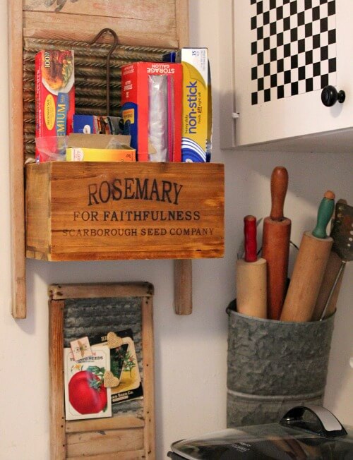 Using Vintage Containers For Decorative Storage