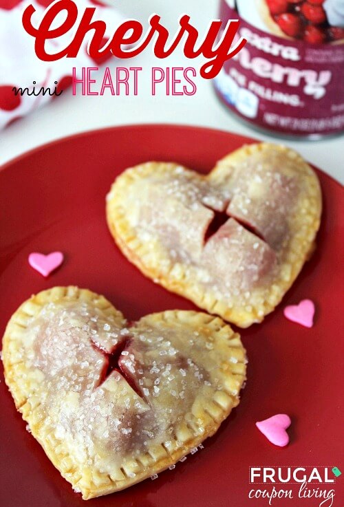 heart shaped pies