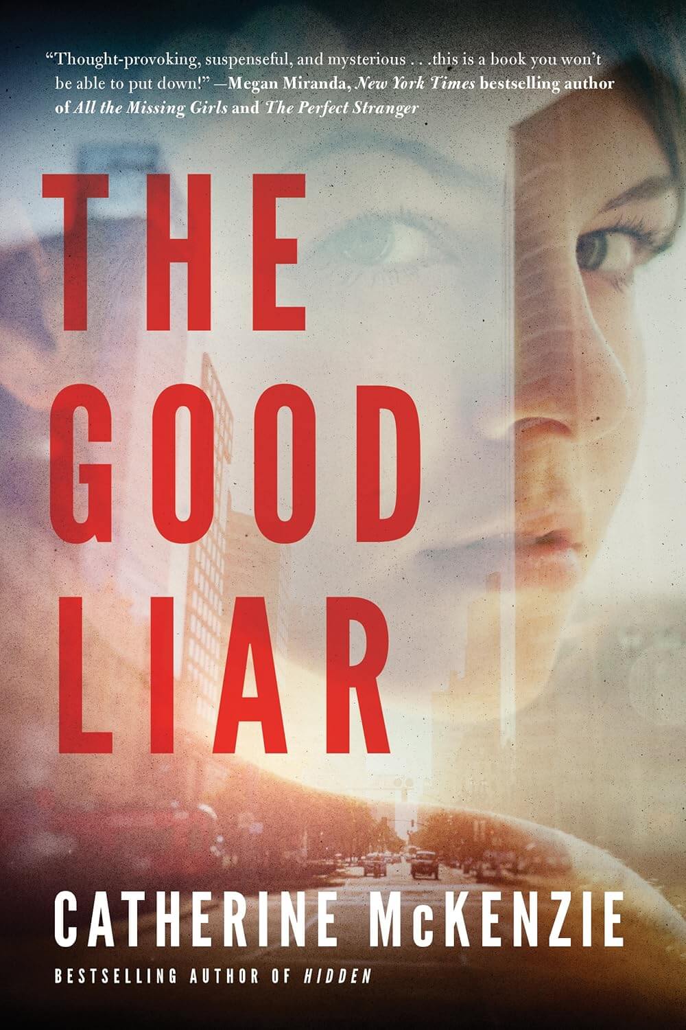 In my book review of The Good Liar, this is the front cover of the book.