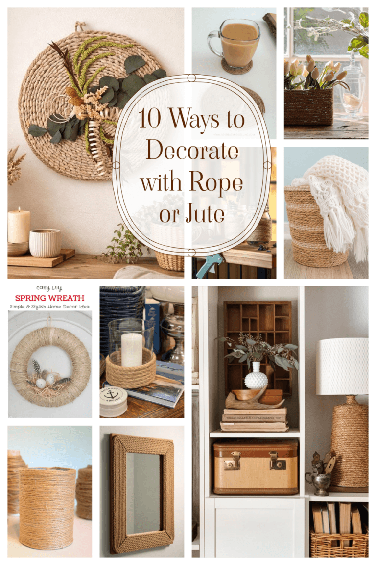 10 DIY Ideas for Decorating With Rope or Jute