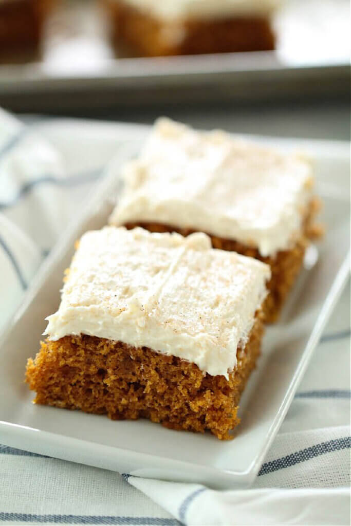 Pumpkin Sheet cake for this week's New & Notable Mentions #11