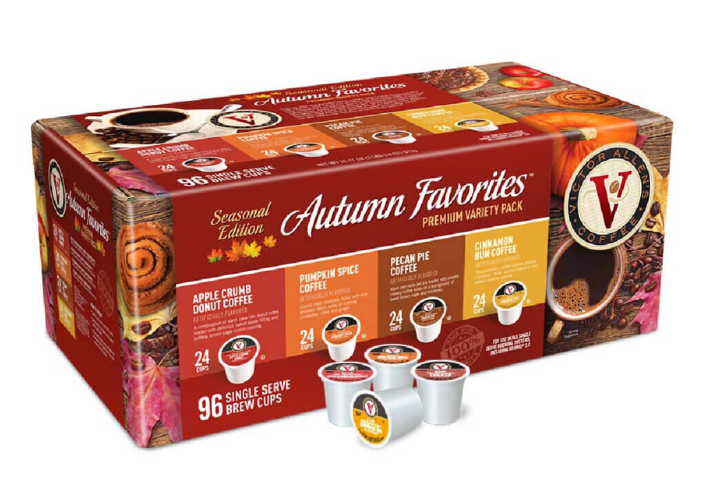 Autumn Favorite k-cup variety pack for fall