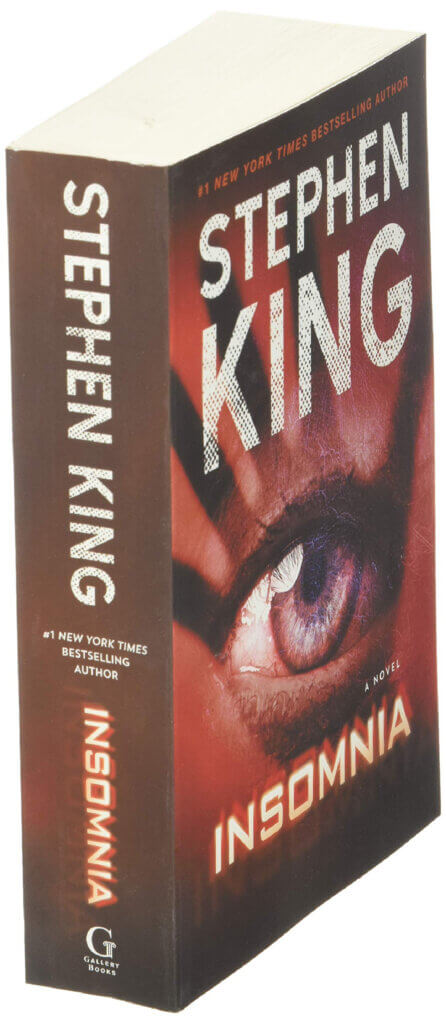 The book Insomnia by Stephen King Birds Bathing & Book Reading