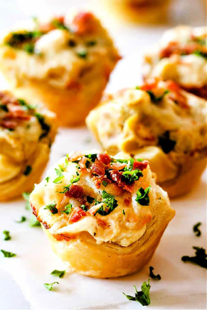 Many cooks will have recipes for Thanksgiving hor d'oeuvres like artichoke dip bites