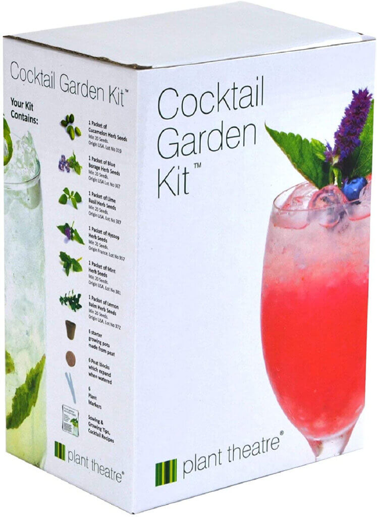 Cocktail garden kit for the gardener in your family