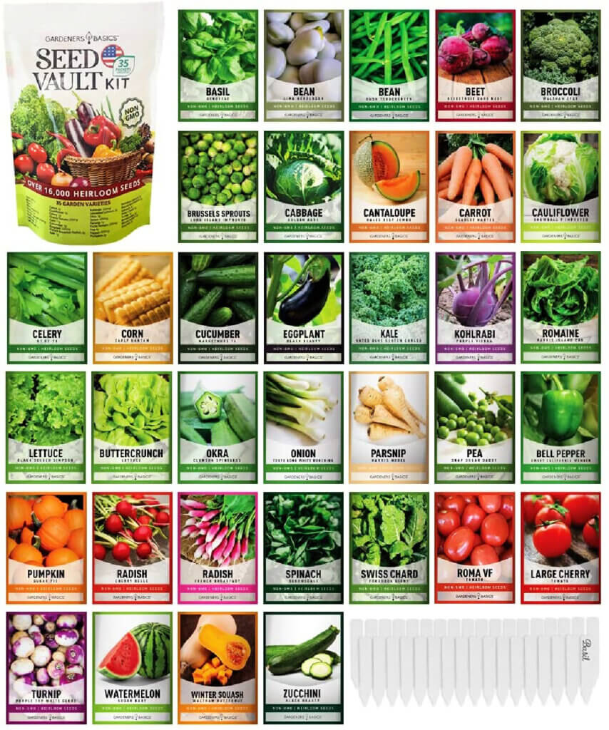 35 varieties of heirloom seeds for the gardener in your life