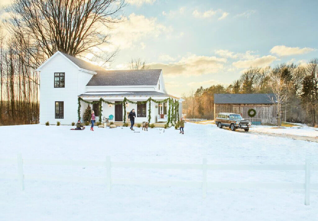 The farmhouse in decorating A Michigan Farmhouse For Christmas