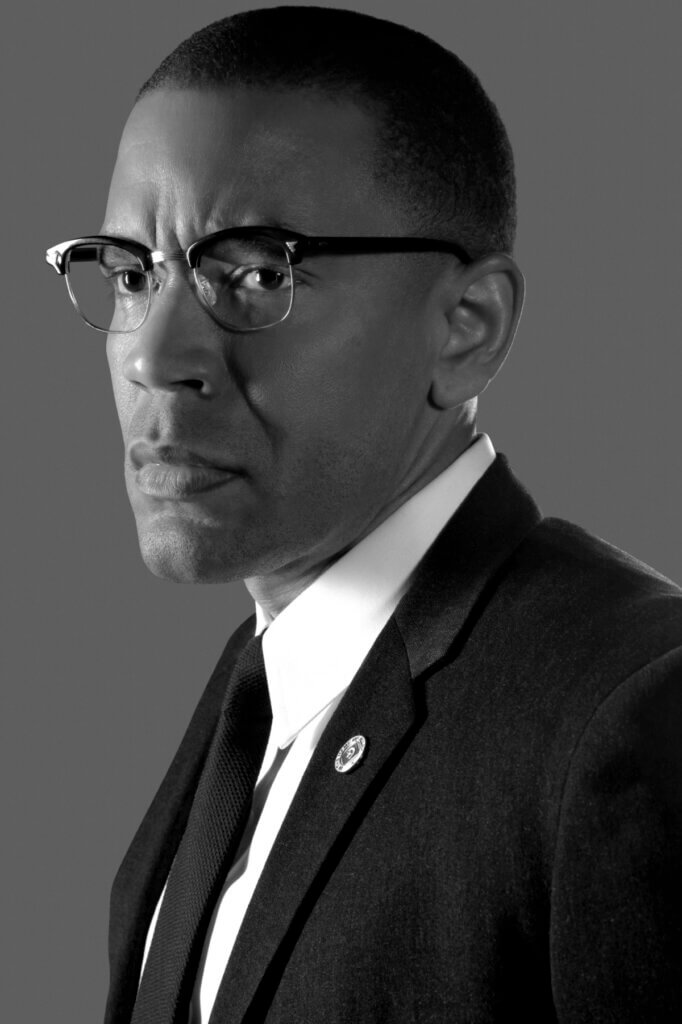 In Godfather of Harlem, actor portrayed Malcolm X
