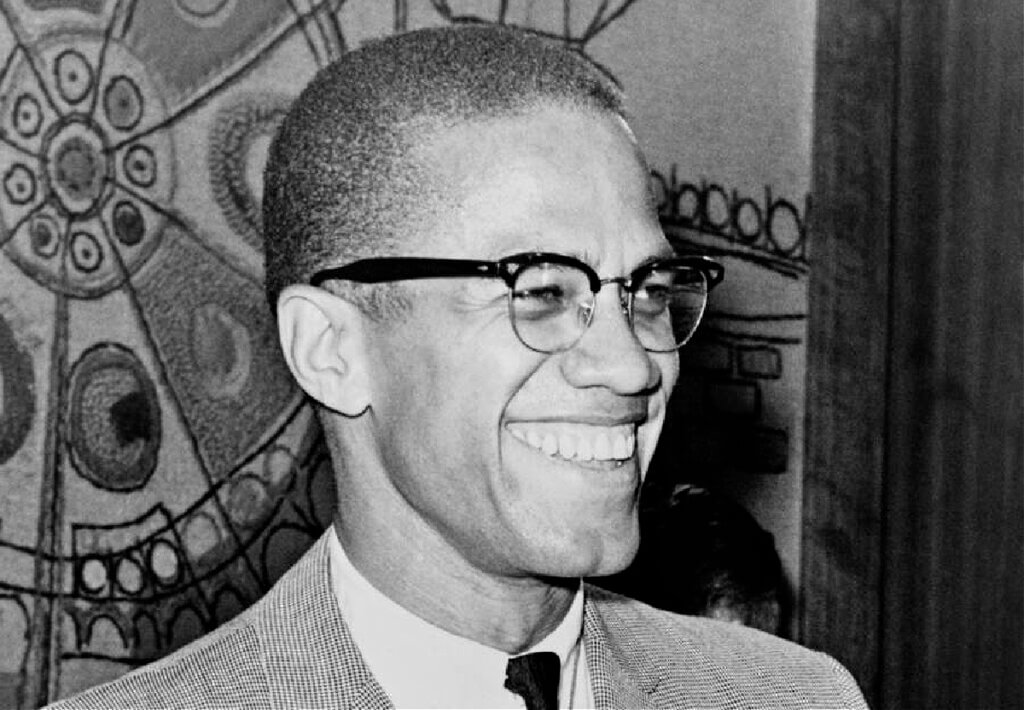 A photo of the real Malcolm X