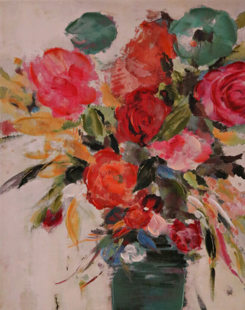 In I found it, this is a floral painting I just love from Hobby Lobby