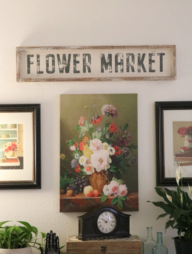 In Flower Market Sign & Geese In The Road, today I'm showing you the sign I put up yesterday