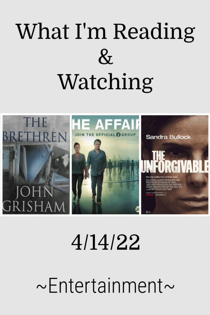 A graphic for What I'm Reading & Watching 4/14/22