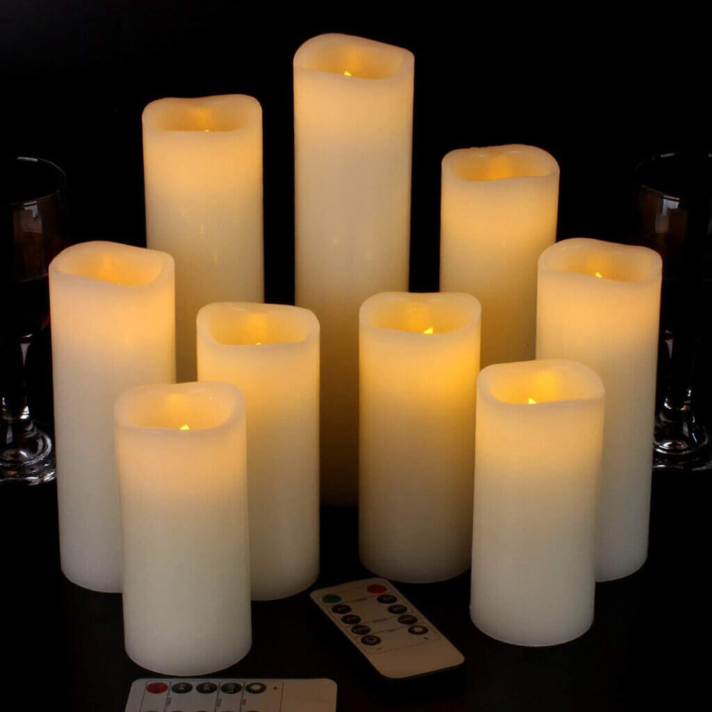 In Legacy & Items I Like For A Zen Space, I'm thinking about ordering this set of faux candles from Amazon for my zen space