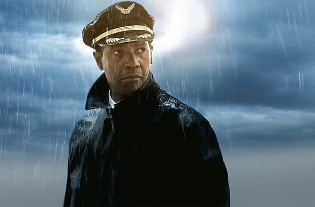 Denzel Washington, who stars in the movie "Flight"