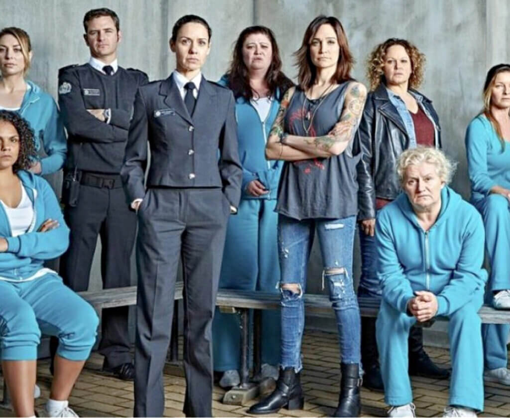 The actors on the Wentworth Prison TV show on Netflix