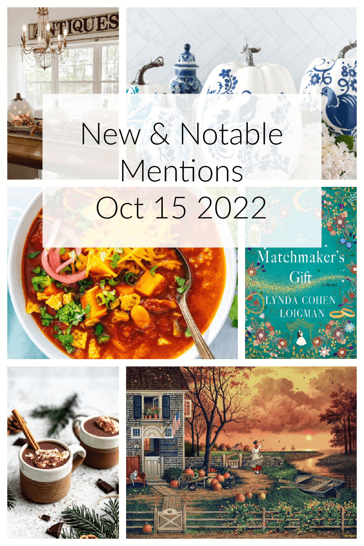 New & Notable Mentions 10/15/22