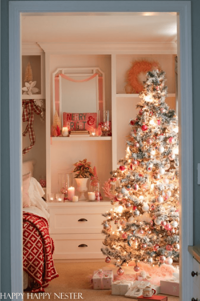 In Christmas Inspiration I've Loving Today, this is a Christmas tree at the blog Happy Happy Nester