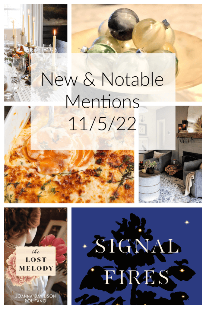 New & Notable Mentions 11/5/22 collage logo