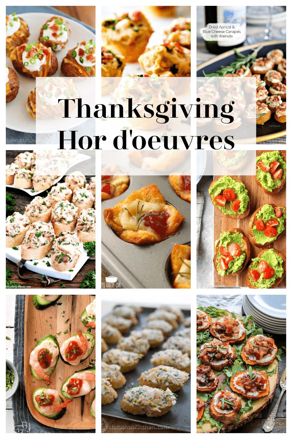 Recipes For Thanksgiving Hors d’oeuvres