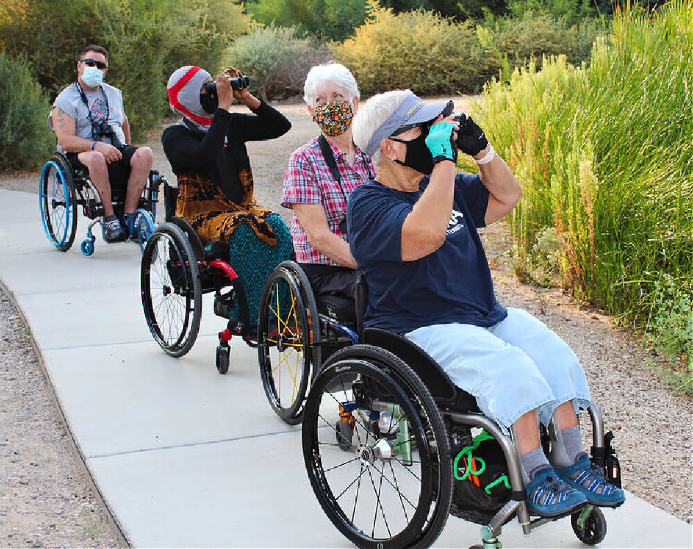 Through Birdability, the disabled can go out and enjoy bird watching.