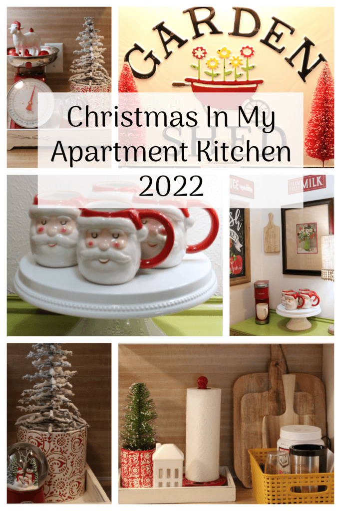 In the Christmas kitchen, here is a graphic I created with all my kitchen decor.