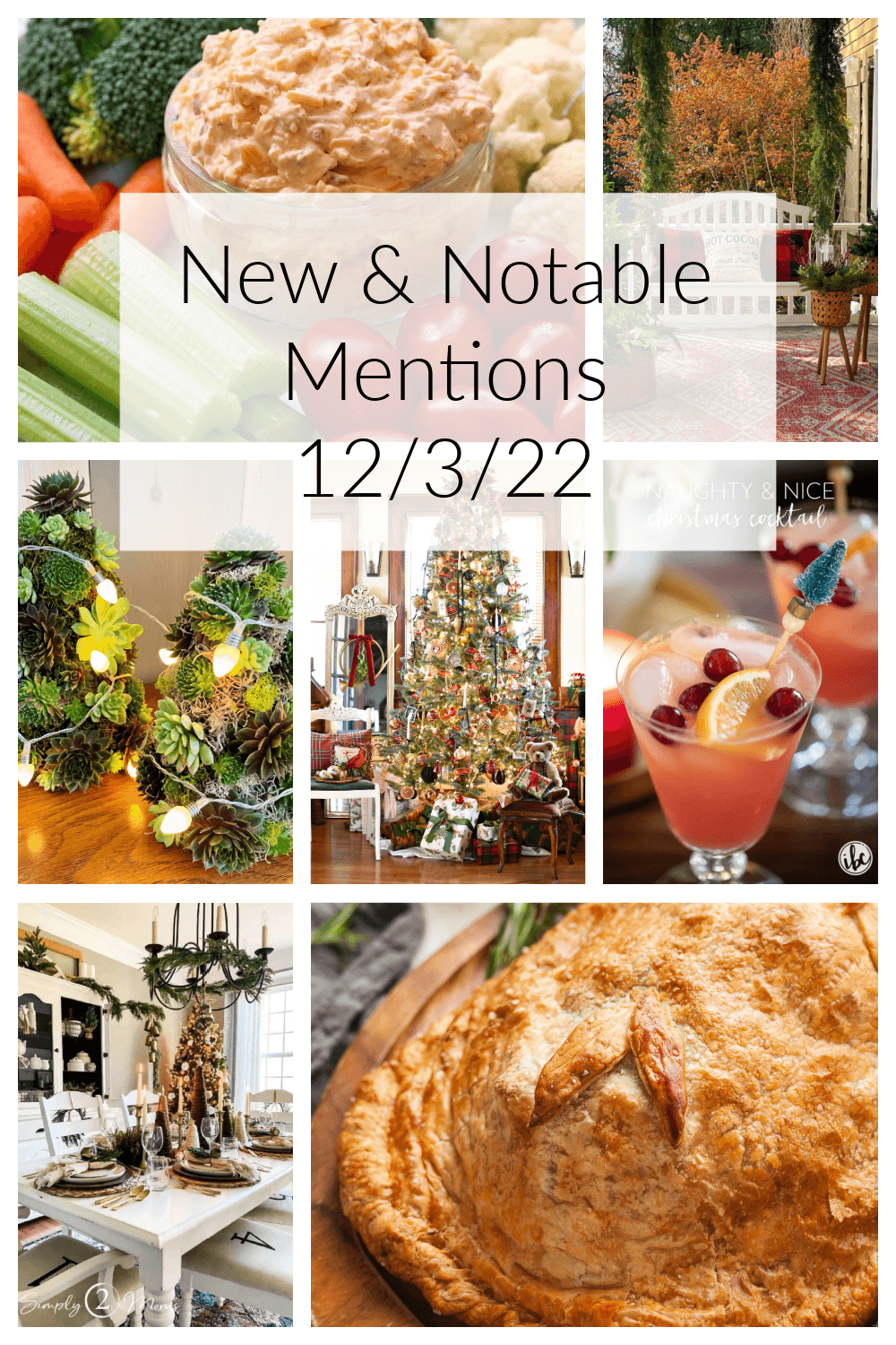 New & Notable Mentions 12/3/22