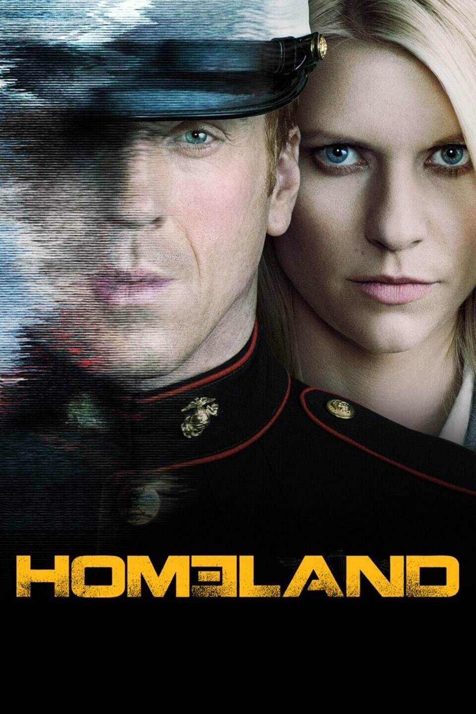 Claire Danes and Damian Lewis in Homeland.