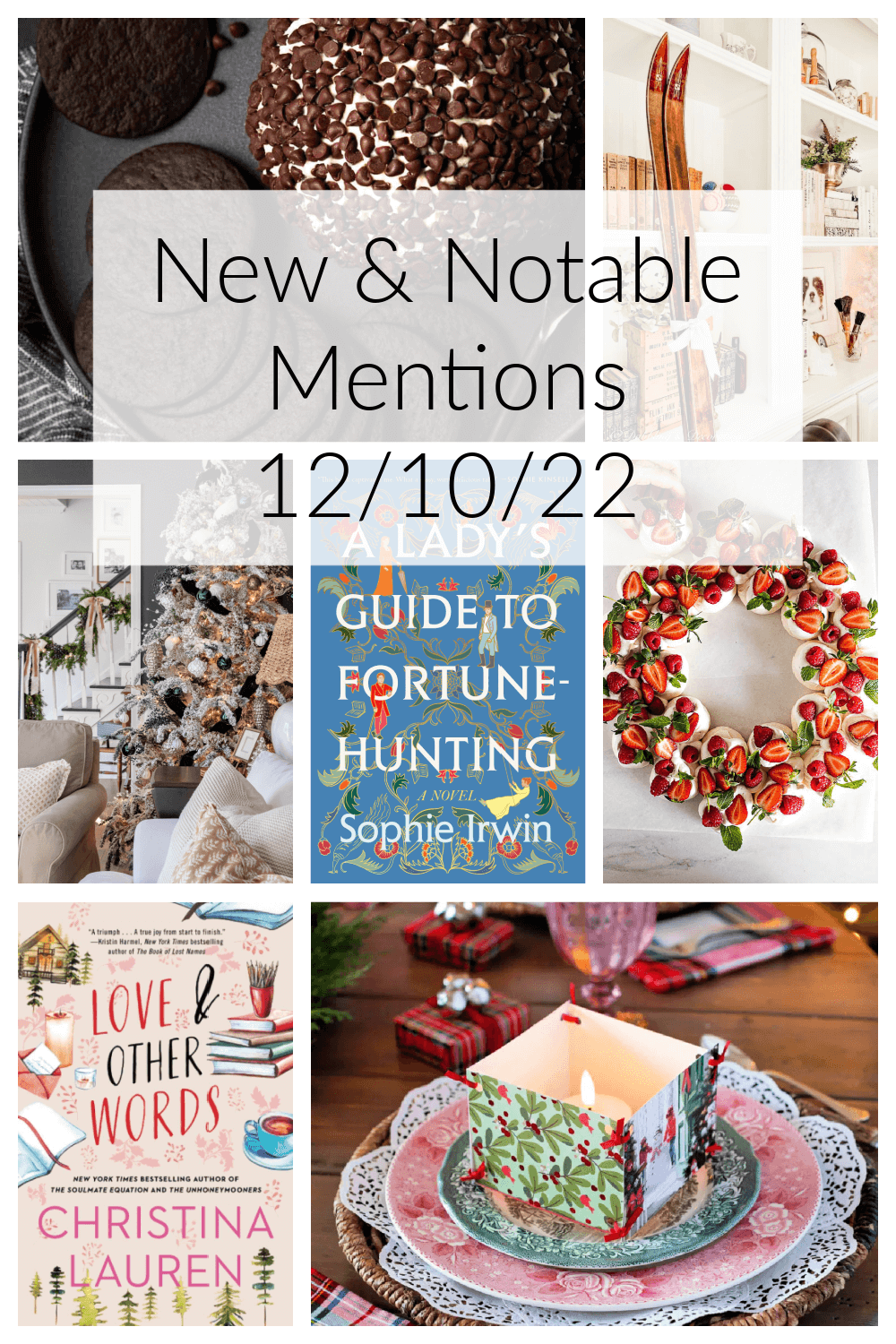 New & Notable Mentions 12/10/22