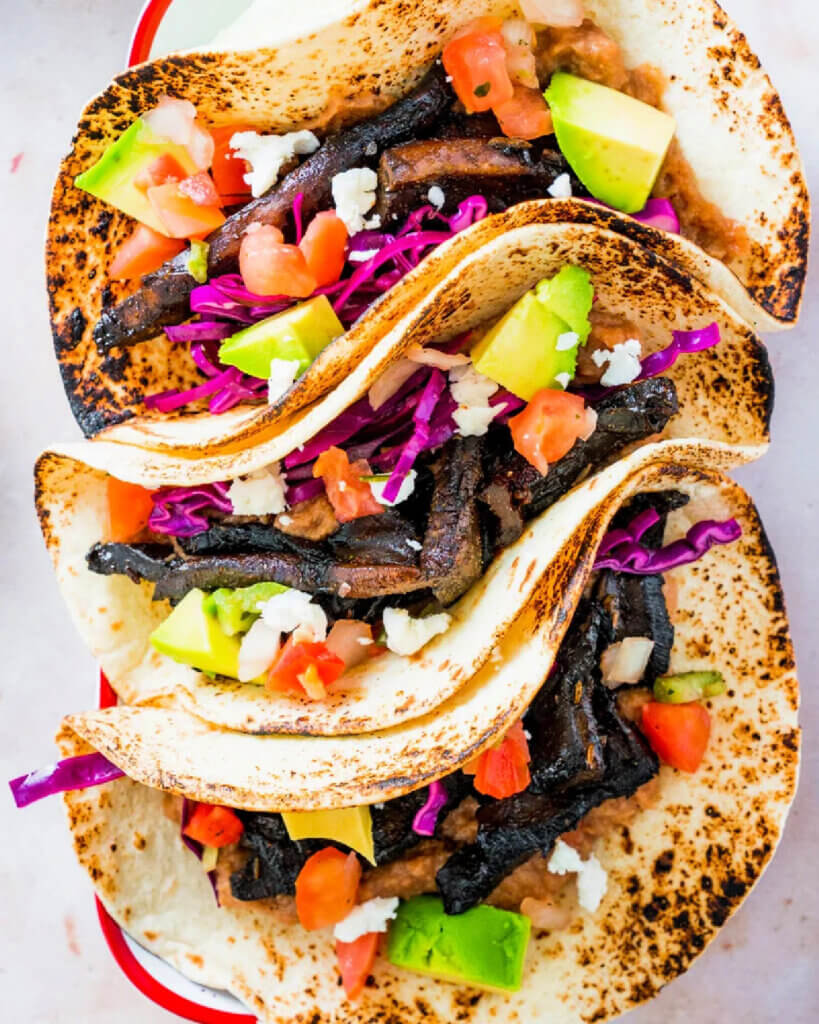 A recipe for easy mushroom tacos