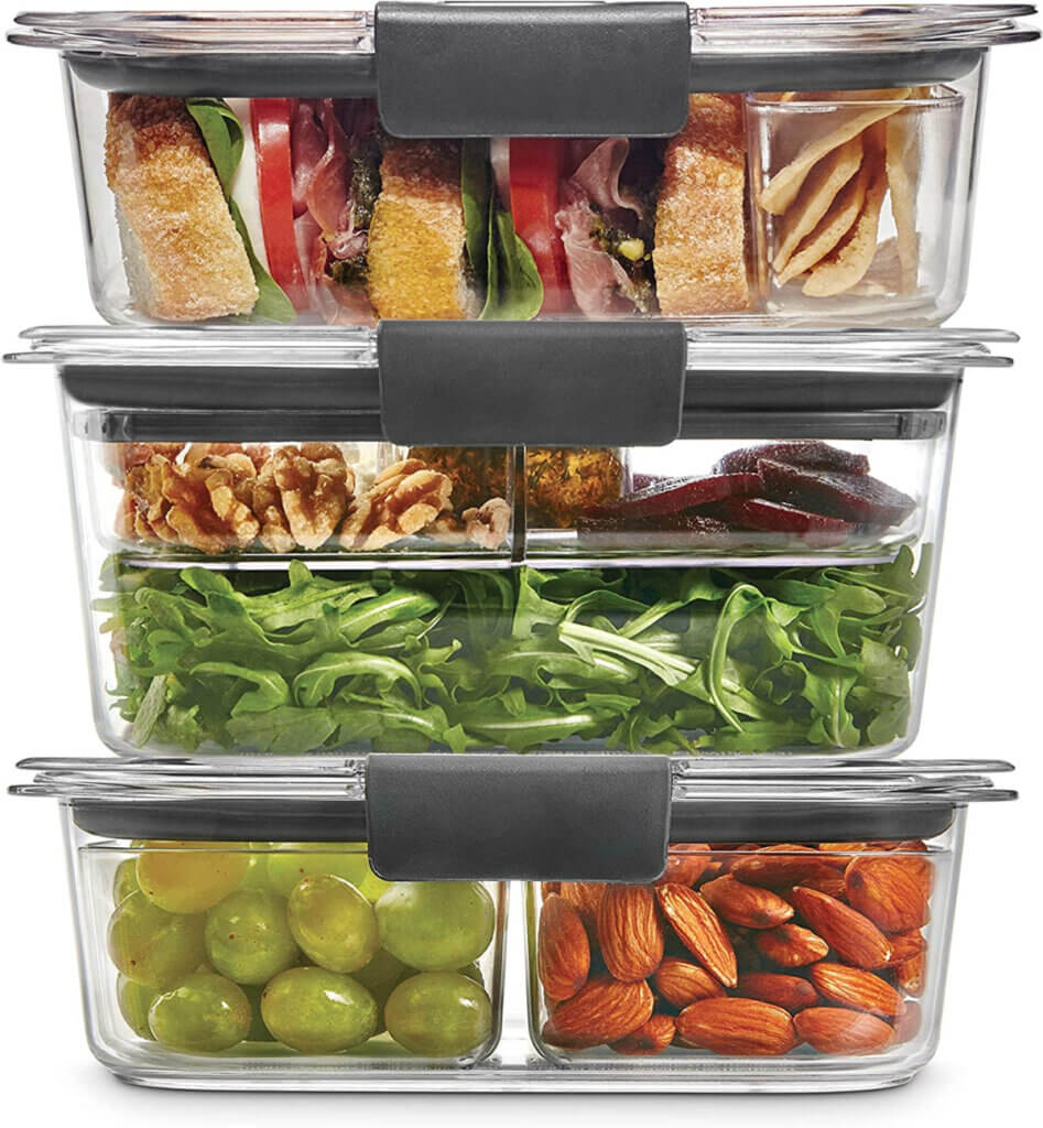 In Meal Prep For Seniors, these are glass containers on Amazon to buy for these meals