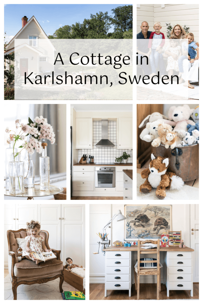 In A Cottage In Karlshamn, Sweden, this is a photo collage I made for this post