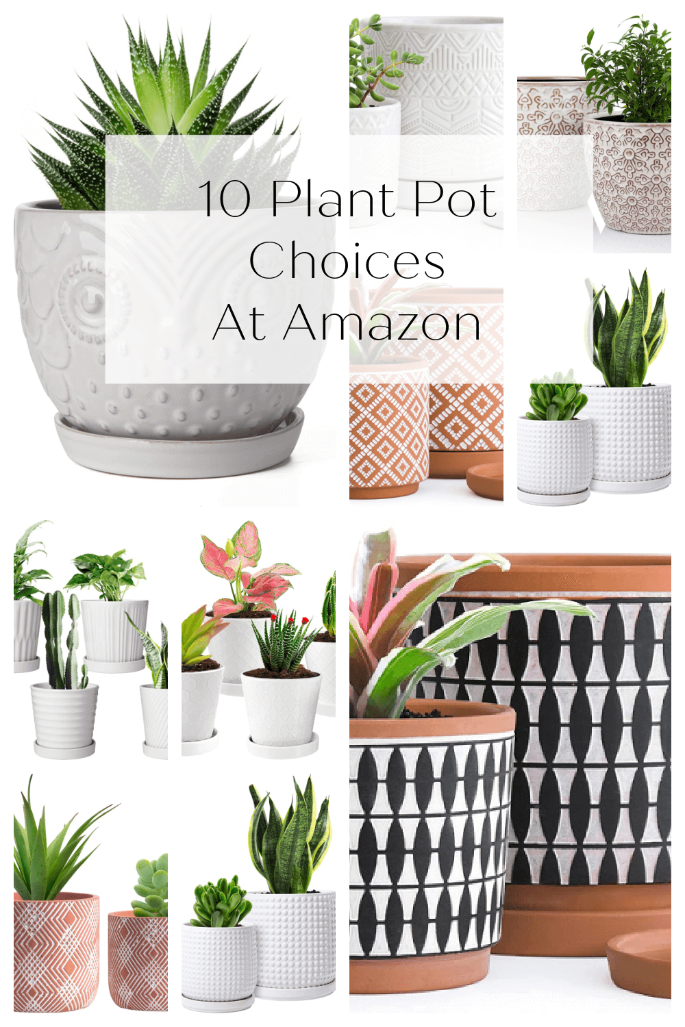 10 Plant Pot Choices At Amazon
