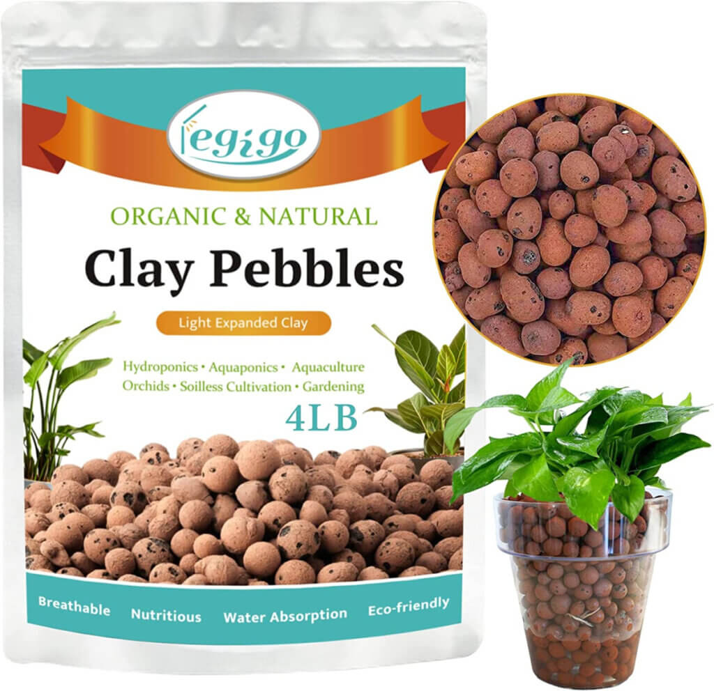 Clay pebbles I'm planning to put in the bottom of the plant containers I plant in