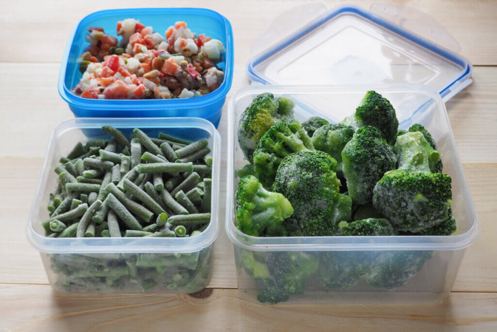 Store food in containers meant to go in freezers to keep food sealed tight