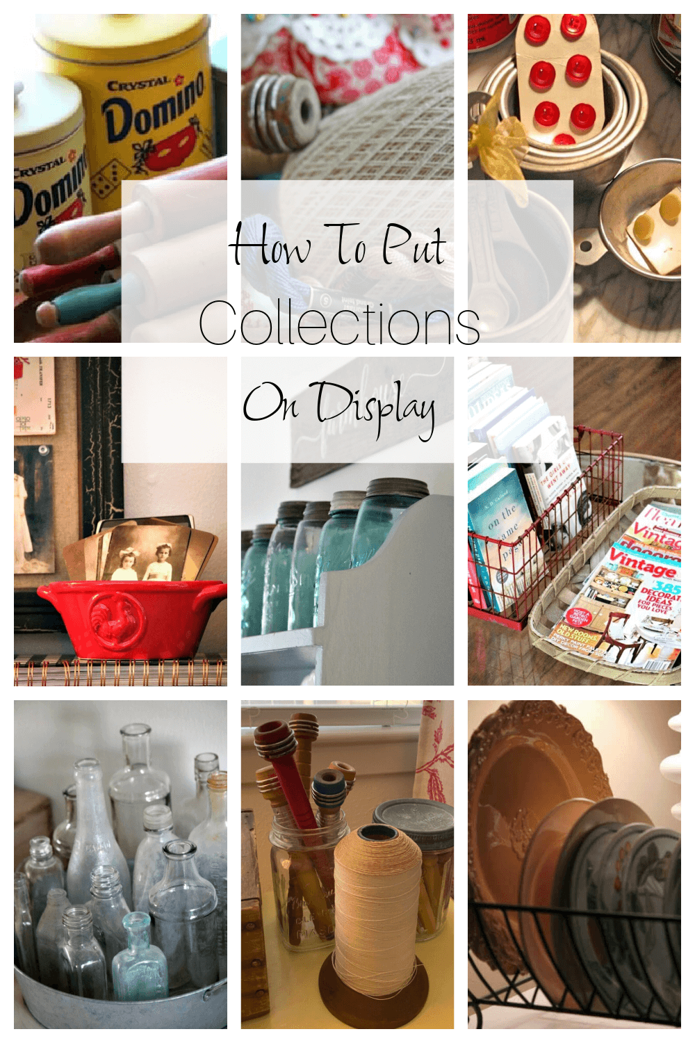 How To Put Collections On Display