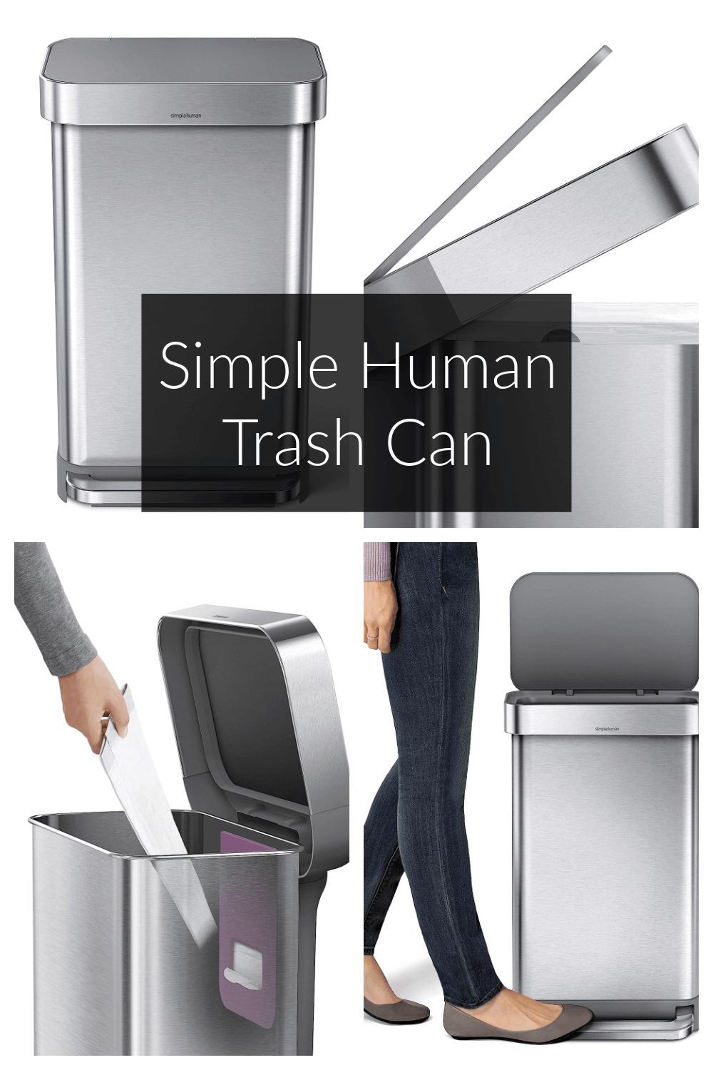 My Simple Human kitchen trash can