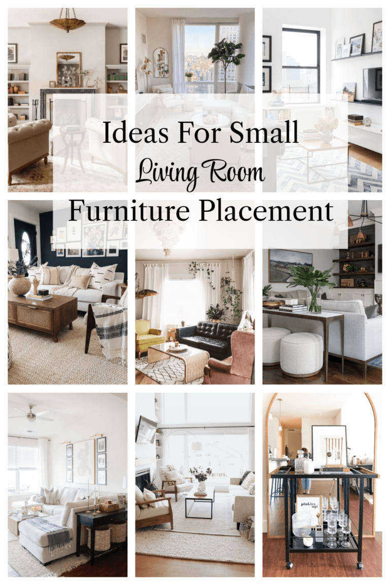 Ideas For Small Living Room Furniture Placement