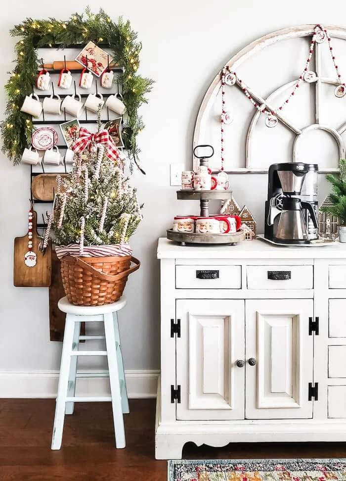 In The Love Of Home Files #5, a Christmas-themed coffee or cocoa bar