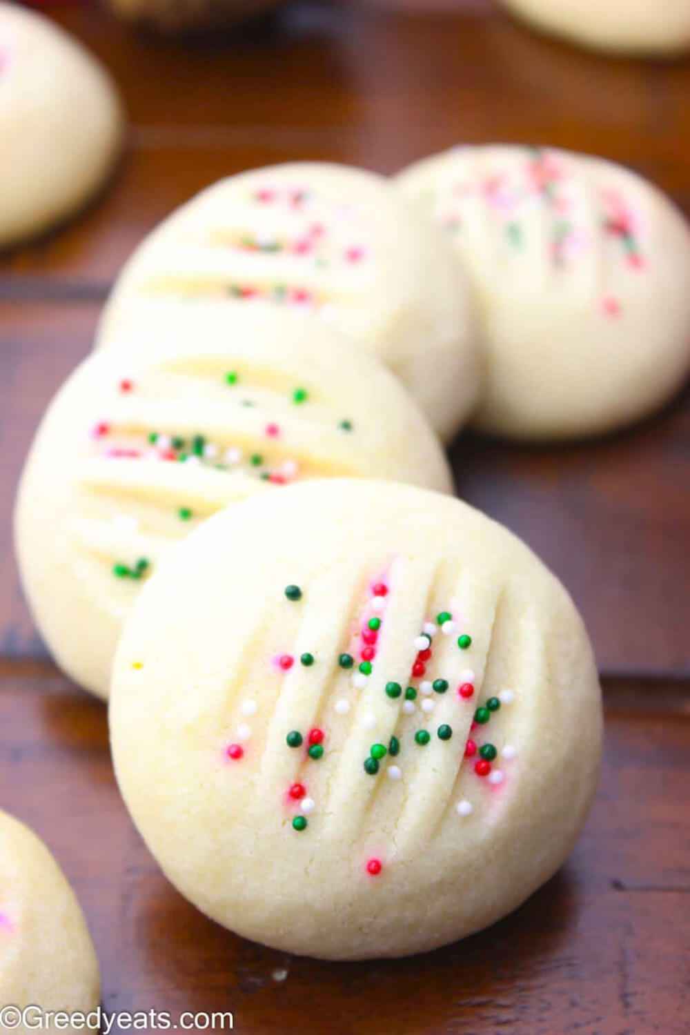 Whipped Shortbread Cookies