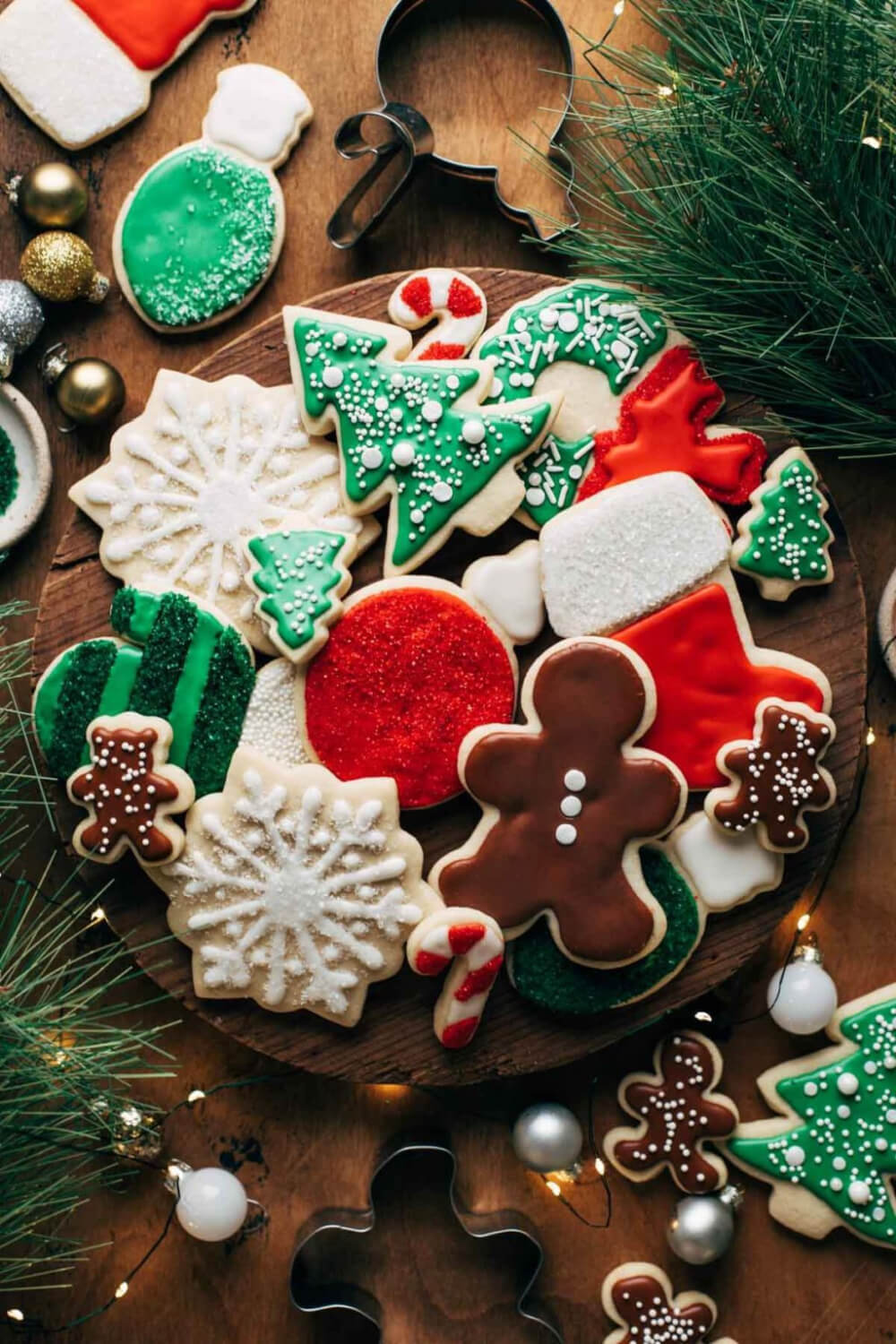 In 10 Classic Christmas Cookies, these are perfect cut out Christmas cookies