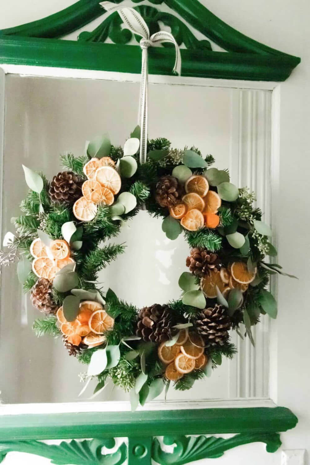In The Love Of Home Files #10, this is a  dried orange and eucalyptus wreath