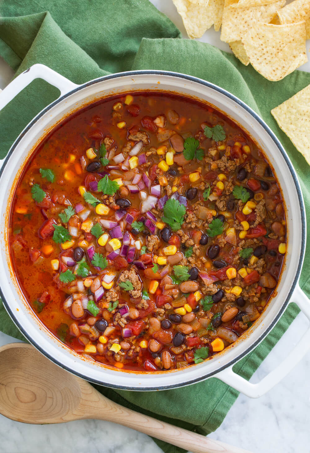 In Budget Bean Recipes, this is Taco Soup