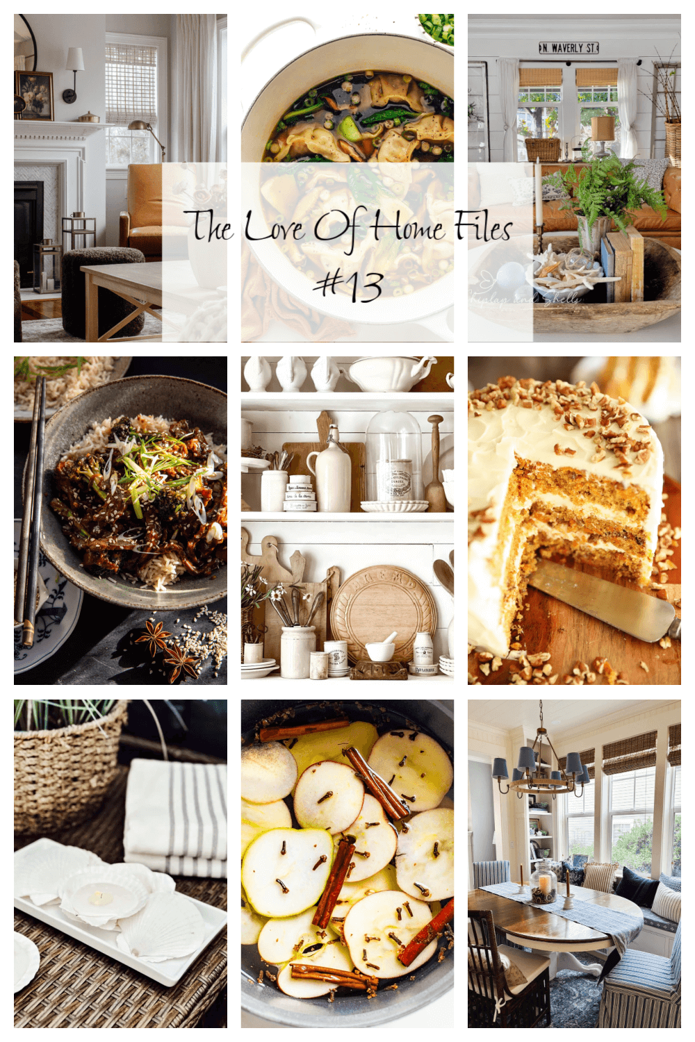 The Love Of Home Files #13 has lots of things to consider doing on a winter day.
