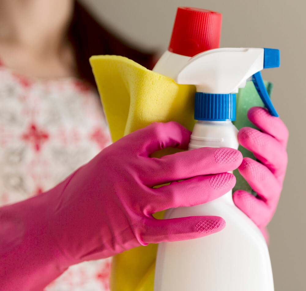In My Best Spring Cleaning Tips, get your cleaning supplies together in order to spring clean your home. 