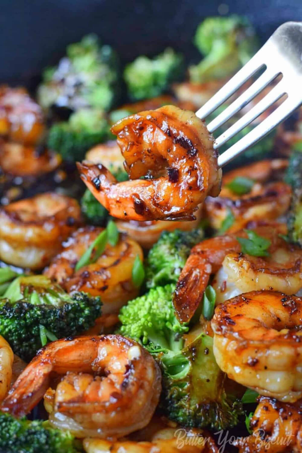 Honey garlic butter shrimp and broccoli recipe