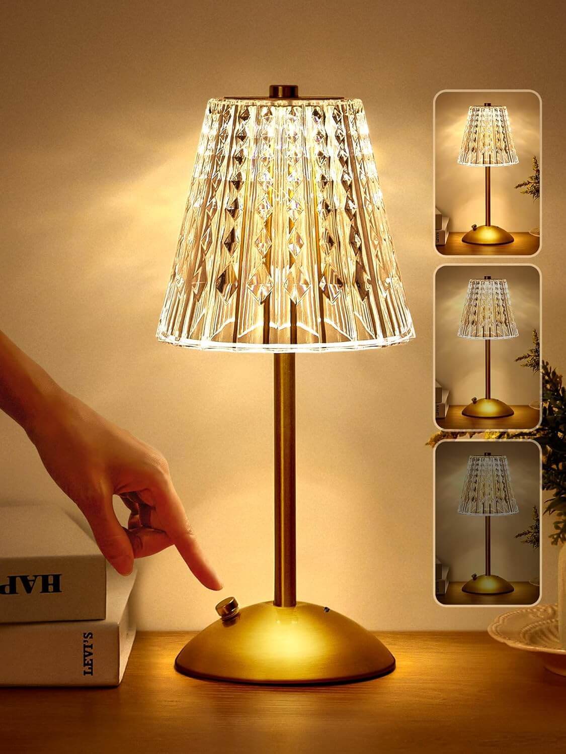 A cordless lamp from Amazon that I have.