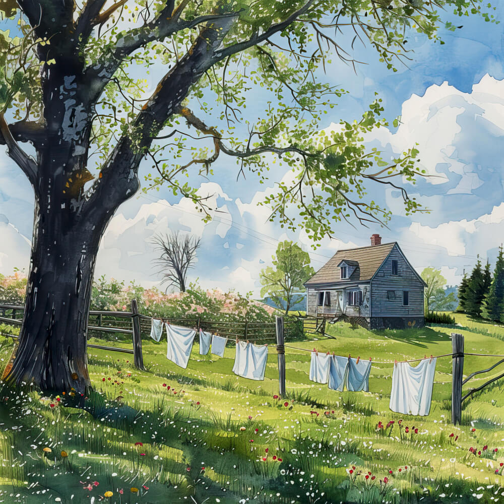 Would you return to a simpler time, when you hung clothes out to dry?