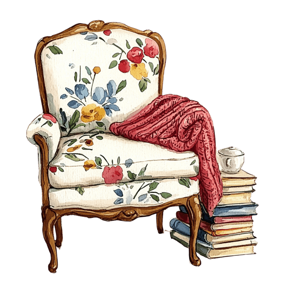 Sitting in a favorite chair with a soft blanket is a way of finding joy when money is tight.