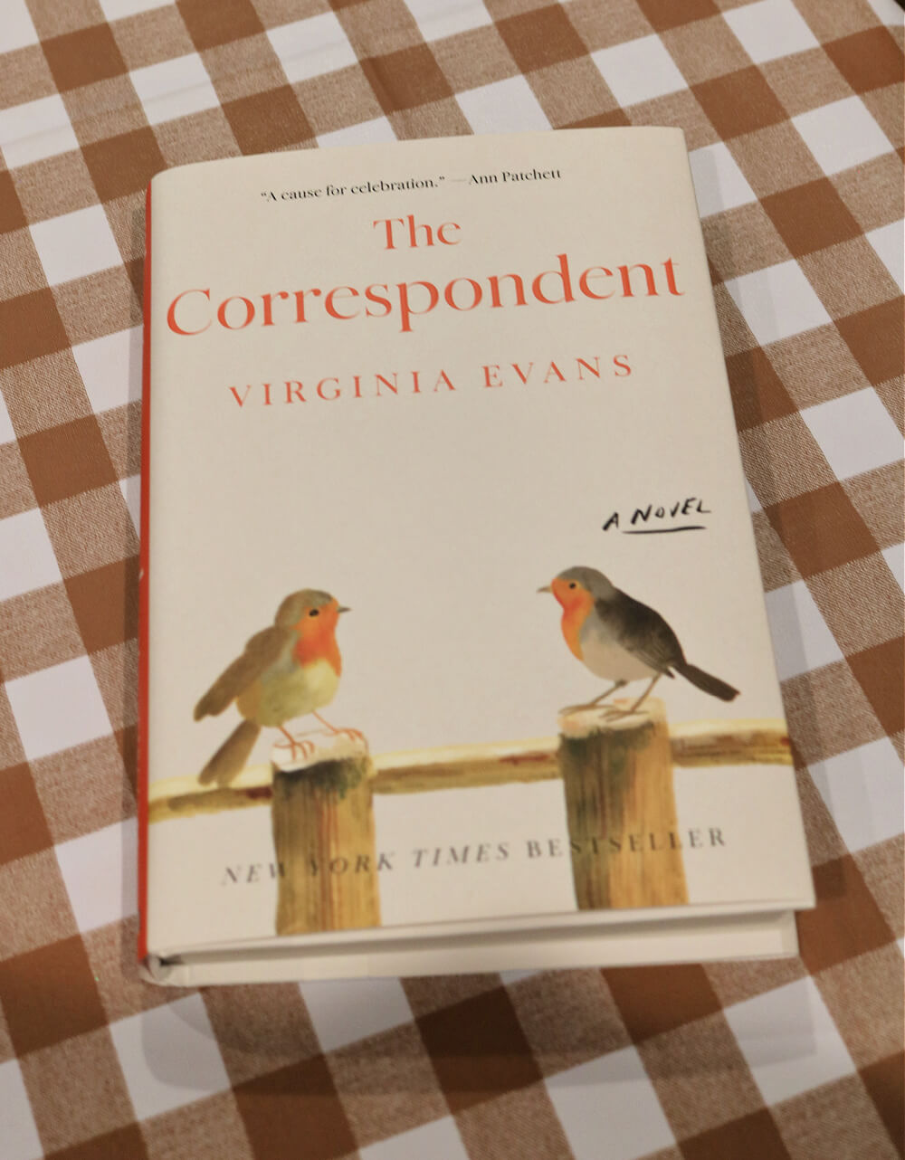 The Correspondent book on my dining table.